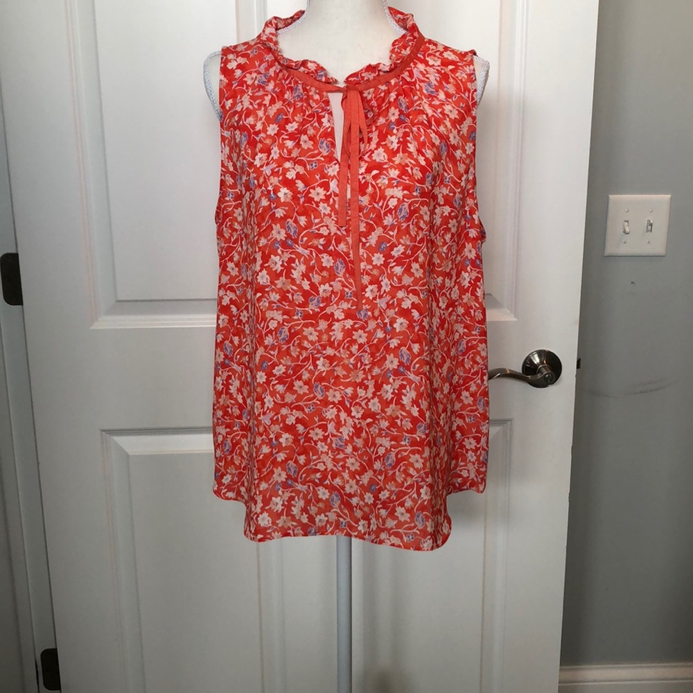 Oranges floral blouse